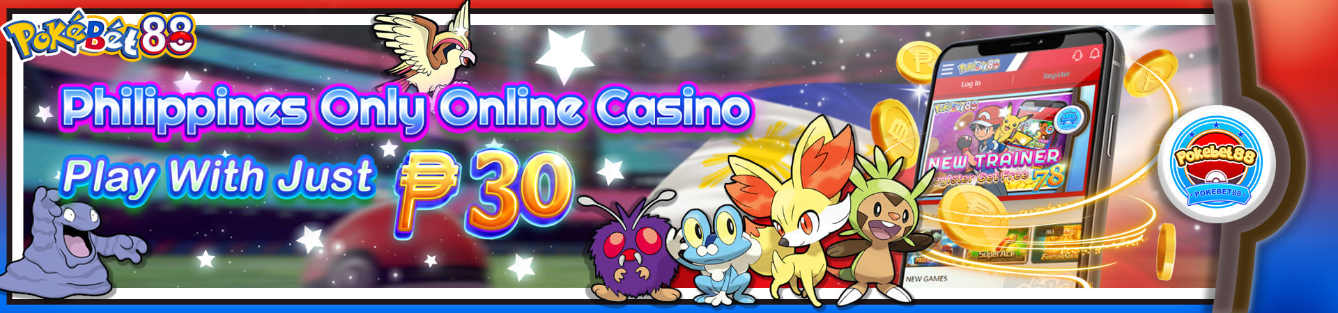 PokeBet88:legit and free bonus Philippine online casino