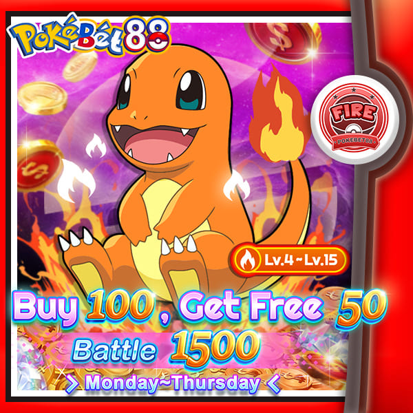 【Fire】Buy 100, Get Free 50 Battle 1500!